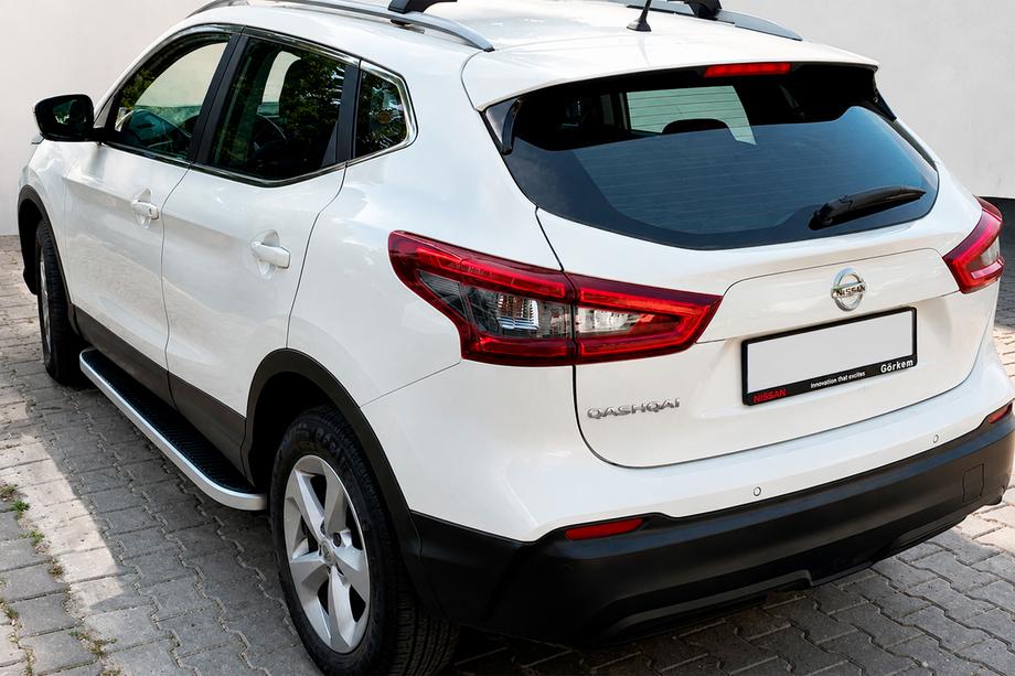 Nissan Qashqai 2014-2021 Praguri Laterale Tayga (2 buc, Aluminiu) Image