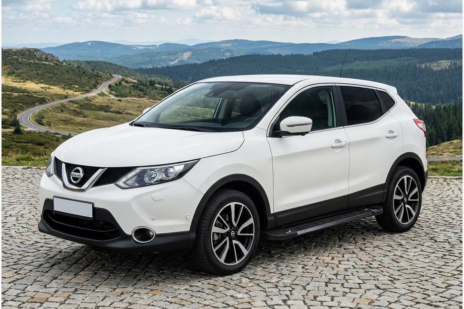 Nissan Qashqai 2014-2021 Praguri Laterale RedLine Black (2 buc, Aluminiu) Image