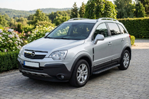 Opel Antara 2006-2017 Praguri Laterale Bosphorus Black (2 buc, Aluminiu) foto 1