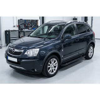 Praguri Laterale RedLine Black (2 buc, Aluminiu) Opel Antara 2006-2017 foto 1