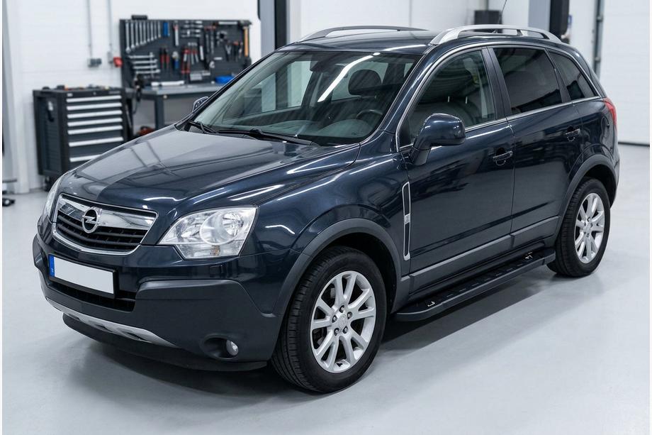Opel Antara 2006-2017 Praguri Laterale RedLine Black (2 buc, Aluminiu) Image