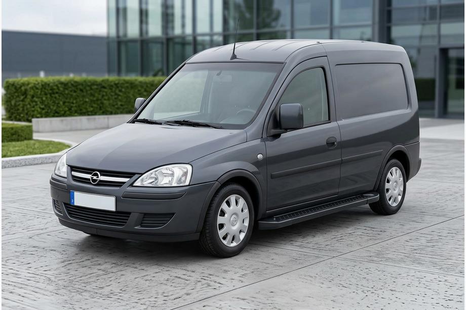 Opel Combo 2002–2012 Praguri Laterale Allmond Black (2 buc, Aluminiu) Image