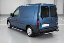 Opel Combo 2002–2012 Praguri Laterale RedLine V1 (2 buc, Aluminiu) foto 1