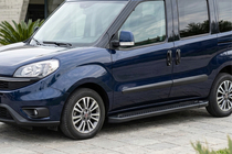 Opel Combo 2012-2018 Praguri Laterale Allmond Black (2 buc, Aluminiu) foto 1