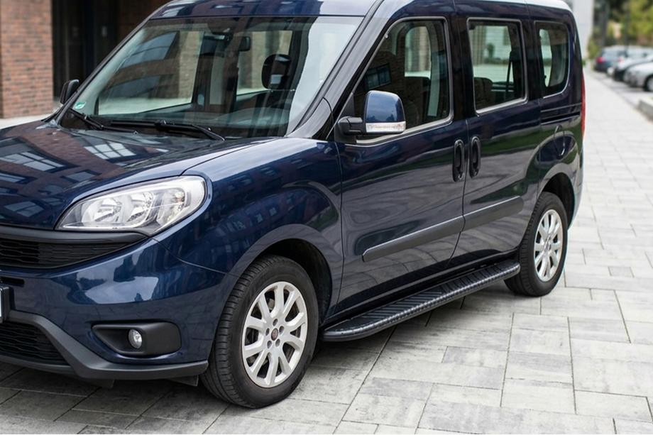 Opel Combo 2012-2018 Praguri Laterale Bosphorus Black (2 buc, Aluminiu) Image