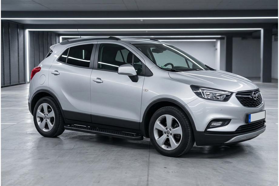 Opel Mokka 2012-2021 Praguri Laterale Allmond Black (2 buc, Aluminiu) Image