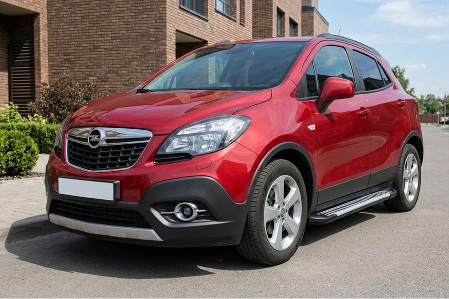 Opel Mokka 2012-2021 Praguri Laterale Line (2 buc, Aluminiu) Image