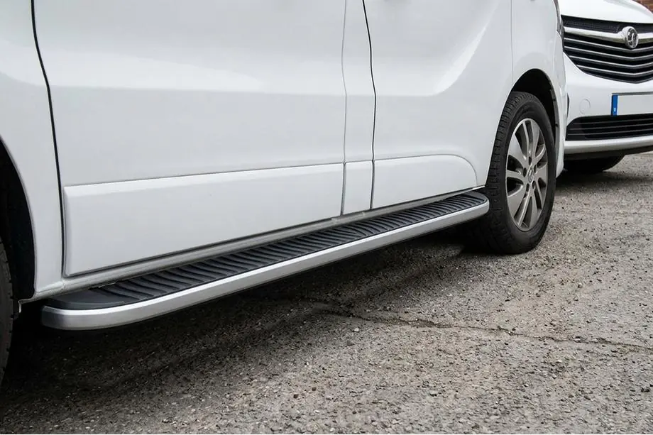 Nissan Primastar 2002-2014 Praguri Laterale Tayga (2 buc, Aluminiu) Image