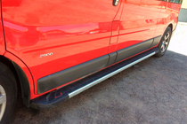 Opel Vivaro 2001–2015 Praguri Laterale RedLine V1 (2 buc, Aluminiu) foto 1