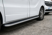 Renault Trafic 2001–2015 Praguri Laterale Tayga Grey (2 buc, Aluminiu) foto 1