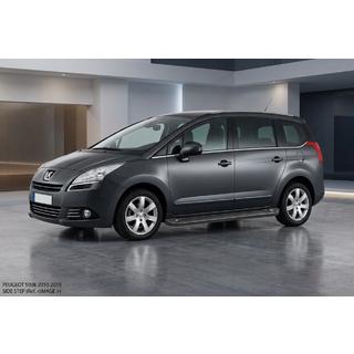 Praguri Laterale Allmond Black (2 buc, Aluminiu) Peugeot 5008 2009-2016 foto 1