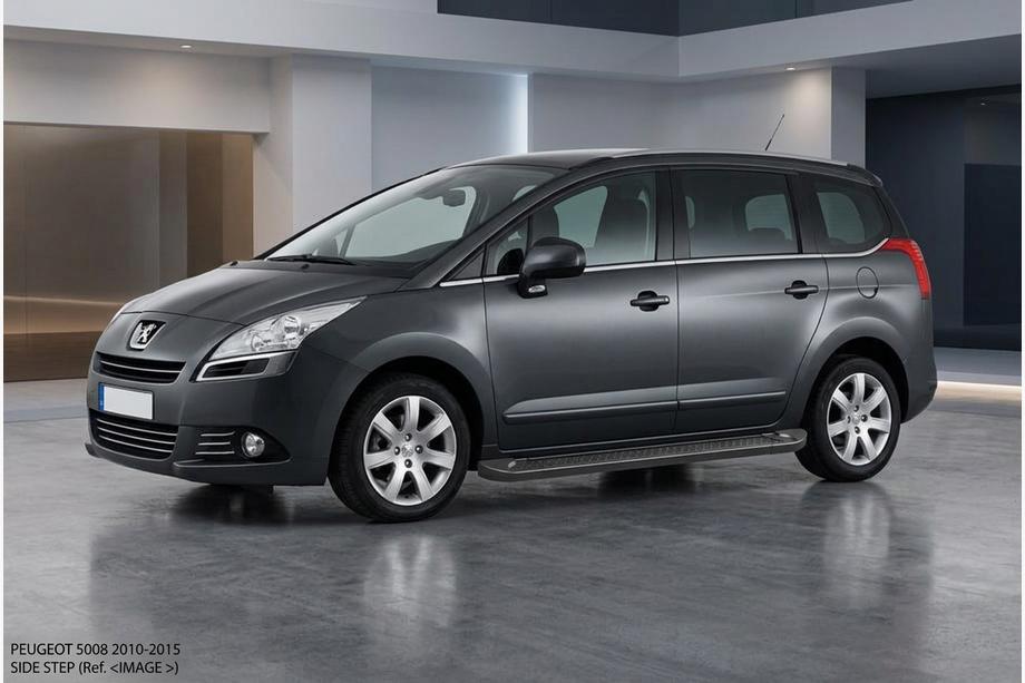 Peugeot 5008 2009-2016 Praguri Laterale Allmond Black (2 buc, Aluminiu) Image