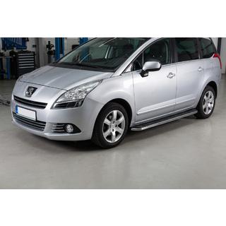 Praguri Laterale Maydos V1 (2 buc, Aluminiu si Otel Inoxidabil) Peugeot 5008 2009-2016 foto 1