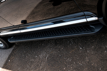 Porsche Cayenne 2003–2010 Praguri Laterale Allmond Black (2 buc, Aluminiu) foto 2
