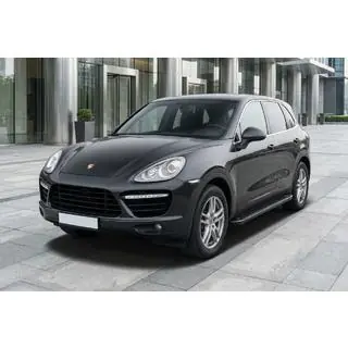 Praguri Laterale Allmond Black (2 buc, Aluminiu) Porsche Cayenne 2010-2017 foto 1