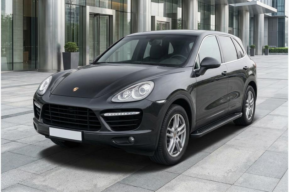 Porsche Cayenne 2010-2017 Praguri Laterale Allmond Black (2 buc, Aluminiu) Image