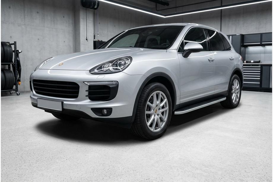 Porsche Cayenne 2010-2017 Praguri Laterale Tayga (2 buc, Aluminiu) Image