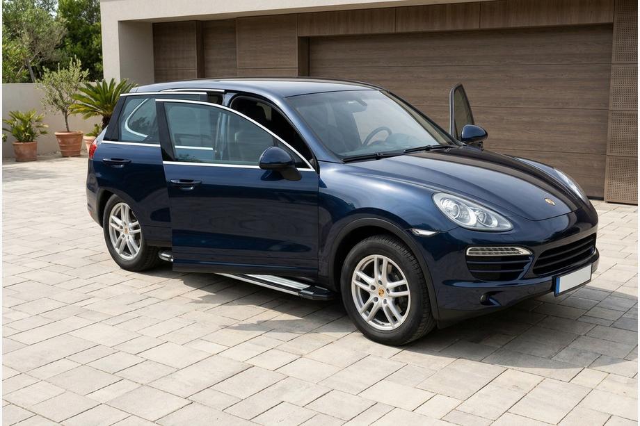 Porsche Cayenne 2010-2017 Praguri Laterale Rainbow (2 buc, Aluminiu) Image