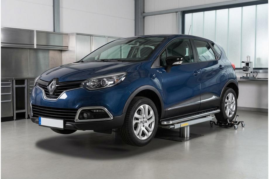 Renault Captur 2013-2019 Praguri Laterale Maydos V1 (2 buc, Aluminiu si Otel Inoxidabil) Image