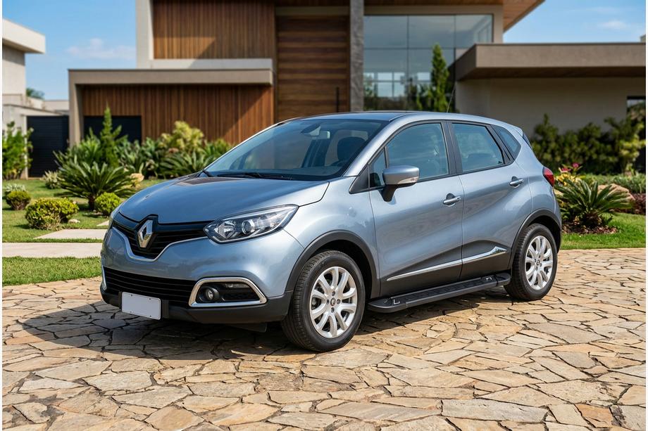 Renault Captur 2013-2019 Praguri Laterale RedLine Black (2 buc, Aluminiu) Image