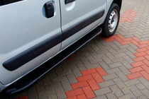 Renault Kangoo 1998-2008 Praguri Laterale Allmond Black (2 buc, Aluminiu) foto 1