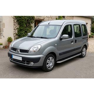 Praguri Laterale Maydos V1 (2 buc, Aluminiu si Otel Inoxidabil) Renault Kangoo 1998-2008 foto 1