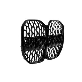 Grila Diamond (pentru G22/23, Negru Lucios) BMW 4 Series G22/23/26 2020- foto 3
