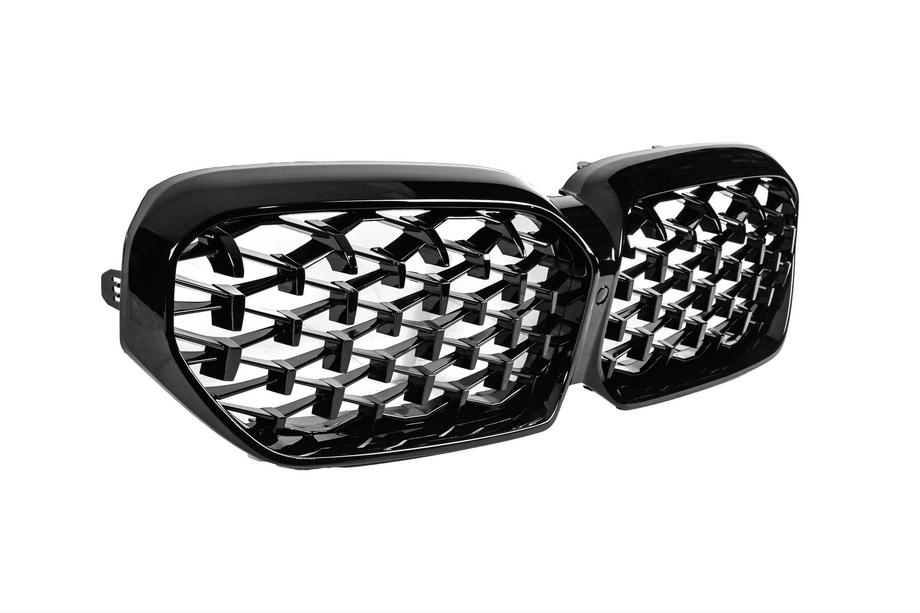 BMW Seria 5 G30/G31 2017–2023 Grile radiator Diamond Black (2021-2023) Foto 4