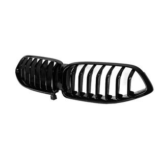 Grila 1-Bar (2018-2022, Negru Lucios) BMW 8 Series G14/G15/G16 2018- foto 3