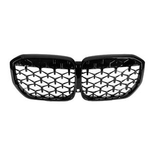 Grile radiator Diamond Black (2018-2022, Negru Lucios) foto 2