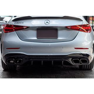 Difuzor spate cu terminatii evacuare (design AMG C63) foto 1