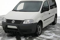 Volkswagen Caddy 2004-2010 Bull Bar WT004 Negru (Otel Inoxidabil) foto 1