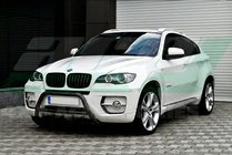 BMW X6 E71 2008–2014 Bullbar WT003 Negru Inox foto 2