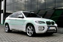 BMW X6 E71 2008–2014 Bullbar WT003 Negru Inox foto 3