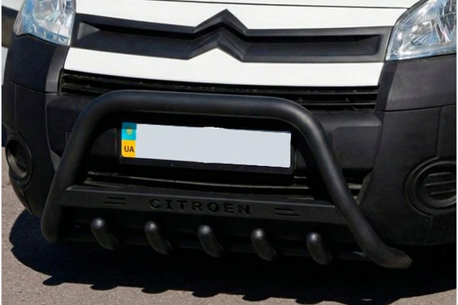 Citroen Berlingo 2008-2018 Bull Bar WT004 Negru (Otel Inoxidabil) Image