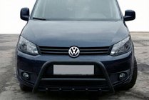Volkswagen Caddy 2010-2015 Bullbar WT003 Negru Inox foto 2
