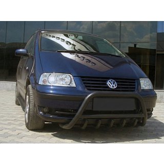 Bullbar WT003 Negru Inox Volkswagen Sharan 1995-2010 foto 1