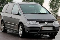 Volkswagen Sharan 1995-2010 Bull Bar WT004 Negru (Otel Inoxidabil) foto 1