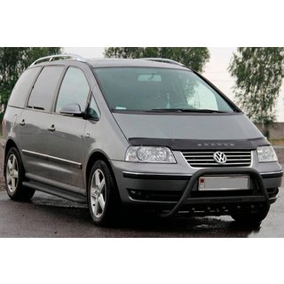 Bull Bar WT004 Negru (Otel Inoxidabil) Volkswagen Sharan 1995-2010 foto 1