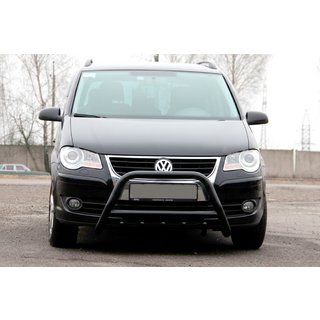 Bullbar WT003 Negru Inox Volkswagen Touran 2003-2010 foto 2