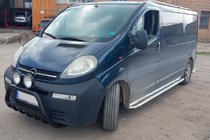 Opel Vivaro 2001–2015 Bull Bar WT004 Negru (Otel Inoxidabil) foto 2