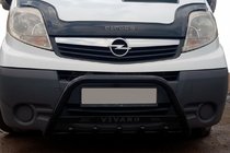 Opel Vivaro 2001–2015 Bull Bar WT004 Negru (Otel Inoxidabil) foto 5