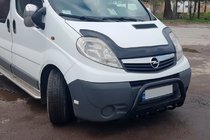 Opel Vivaro 2001–2015 Bull Bar WT004 Negru (Otel Inoxidabil) foto 4