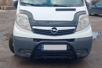 Opel Vivaro 2001–2015 Bull Bar WT004 Negru (Otel Inoxidabil) foto 6