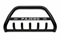 Mitsubishi Pajero Wagon IV 2006-2021 Bull Bar WT004 Negru (Otel Inoxidabil) foto 1