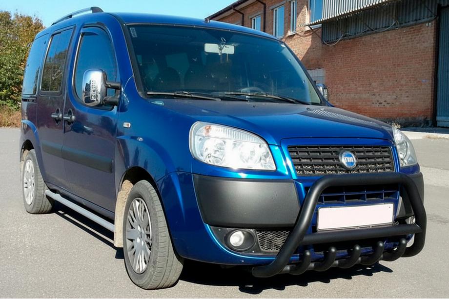 Fiat Doblo I 2001-2005 Bullbar WT003 Negru Inox Image