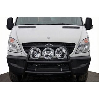 Bullbar inalt WT018 Negru (otel inoxidabil) foto 1