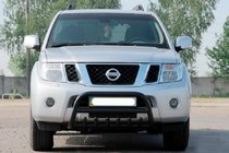 Nissan Navara 2006-2015 Bullbar WT008 Negru (Otel Inoxidabil) foto 2