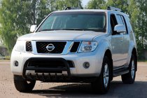 Nissan Navara 2006-2015 Bullbar WT008 Negru (Otel Inoxidabil) foto 4