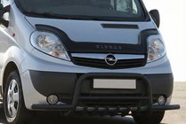 Renault Trafic 2001–2015 Bull bar Exclusive Black (inox) foto 4